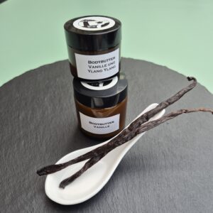 Bodybutter (Sheabutter mit Vanille und Ylang Ylang)